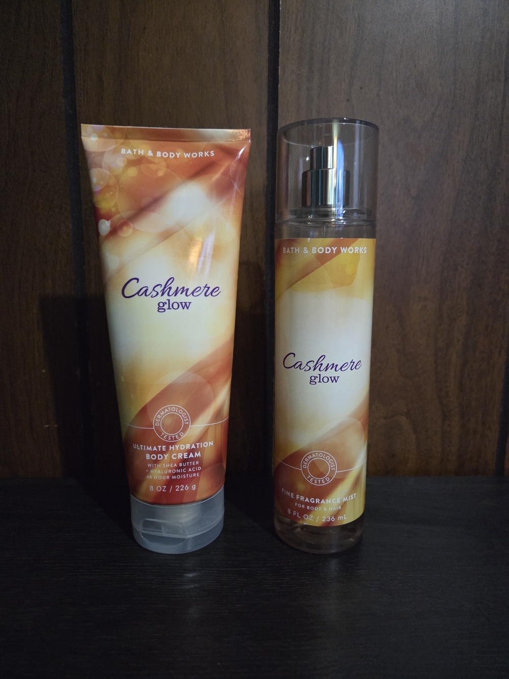 Bath & Body Works Cashmere Glow Body Cream & Fragrance Mist